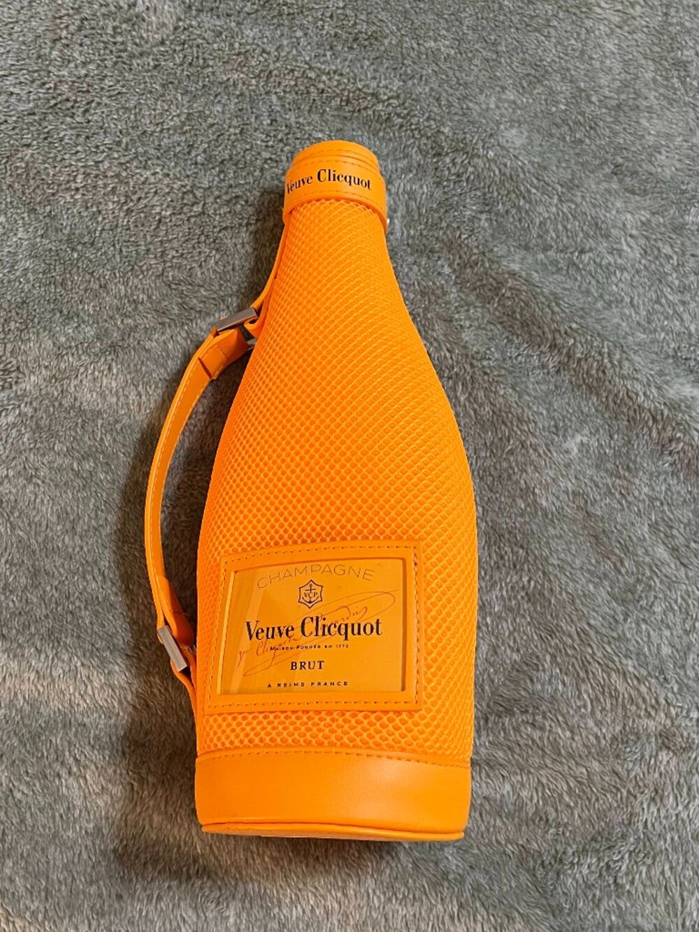 Veuve Clicquot Brut Champagne Ice Jacket Orange 750ml Bottle Cooler Sleeve